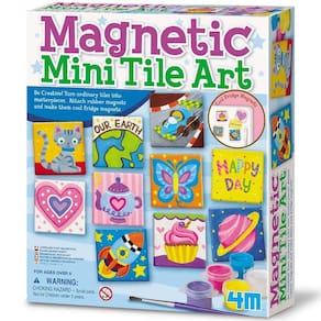 Kit DIY de arte e artesanato 4M Magnetic Mini Tile Art 8 anos ou mais