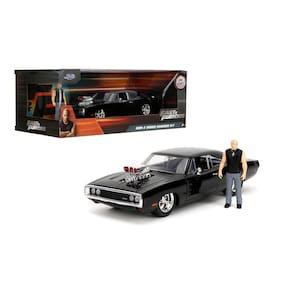 Toy Jada Toys Fast & Furious 1:24 Dom`s Dodge Charger com boneco