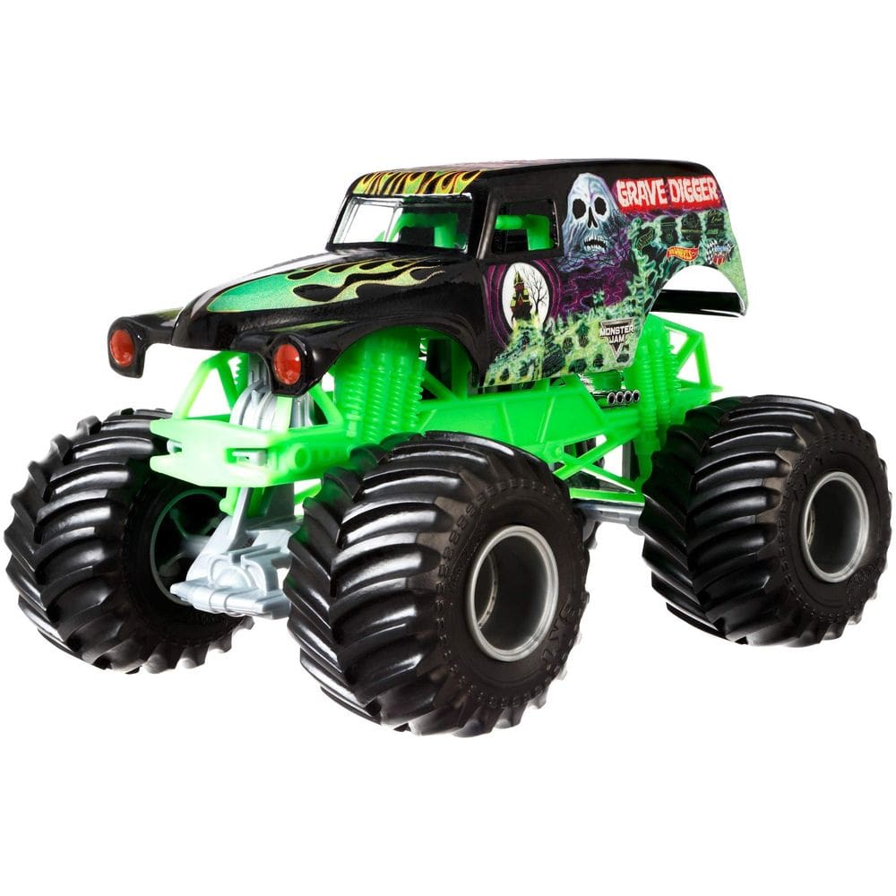Veículo fundido sob pressão Hot Wheels Monster Jam Grave Digger 1:24