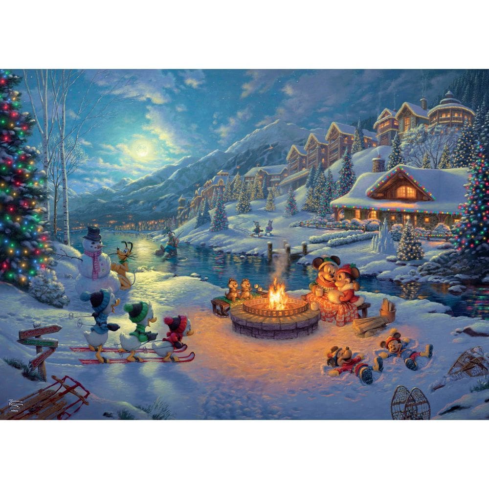 Quebra-cabeça Ceaco Thomas Kinkade Disney Dreams 1000 peças