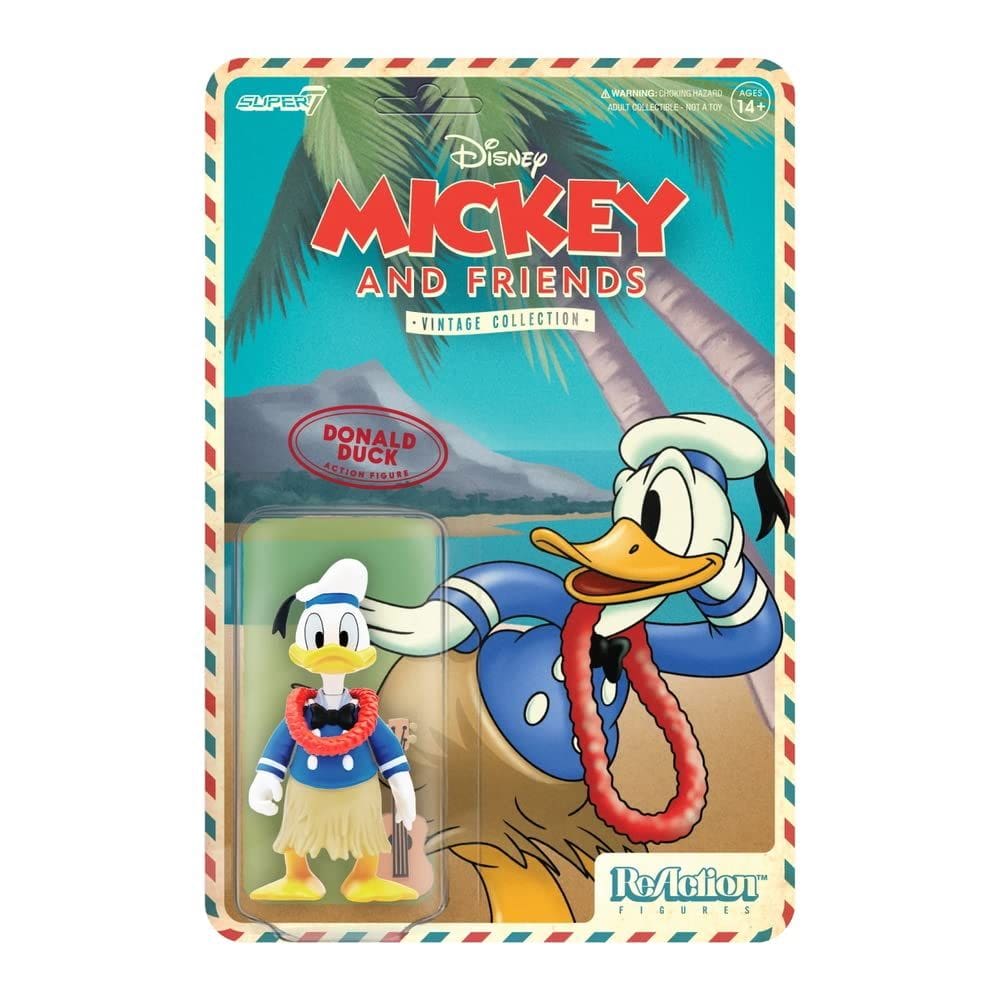 Boneco de ação Super7 Disney Mickey and Friends Donald Duck