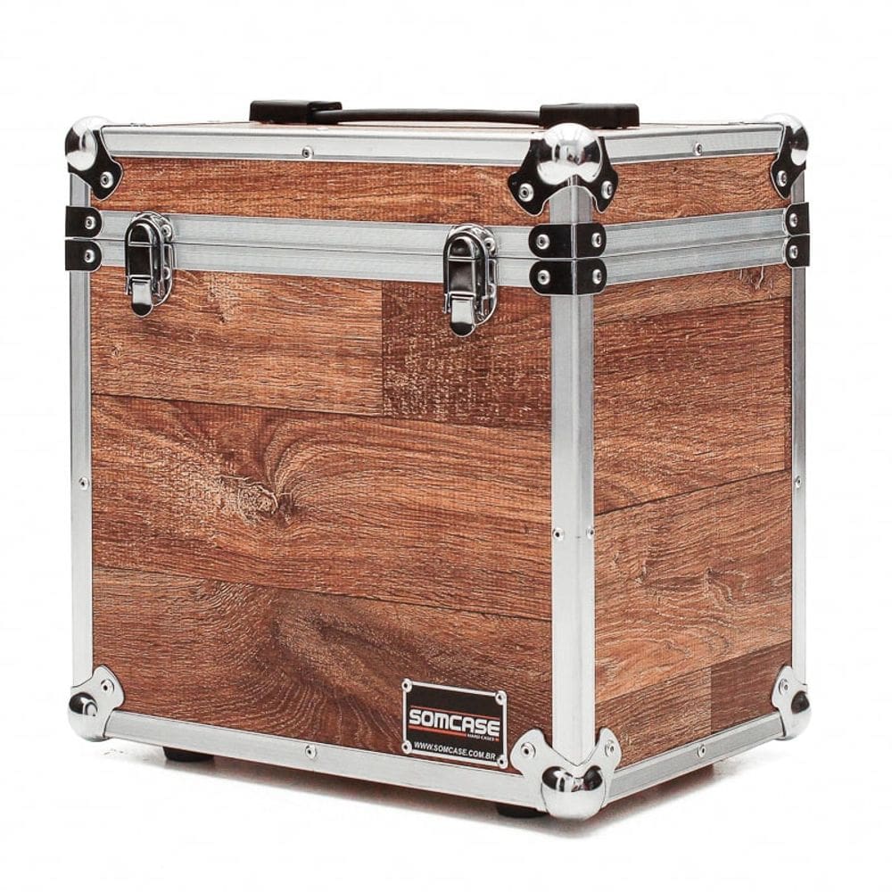 Hard Case Baú cabos e acessórios Vintage 33X33X28