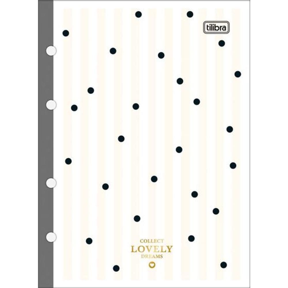 Refil Tiliflex para Caderno Argolado Colegial West Village 24cm 80 Folhas Tilibra 10189