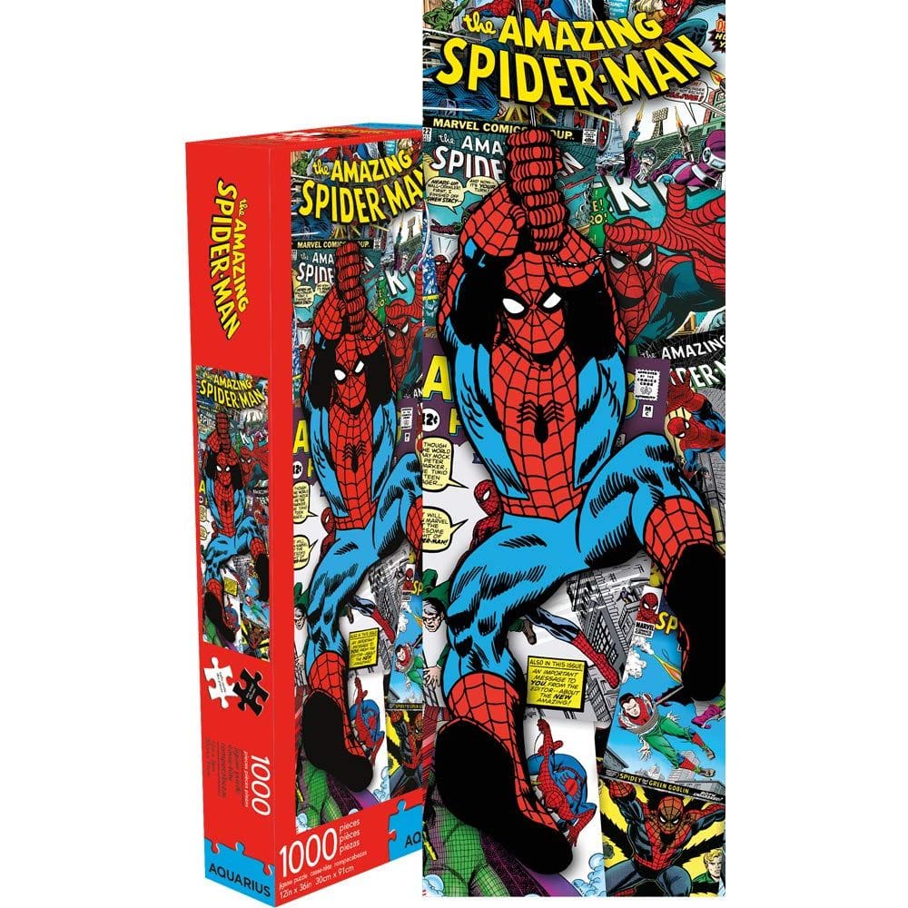 Quebra-cabeça AQUARIUS Marvel, Colagem do Homem-Aranha, 1000 peças