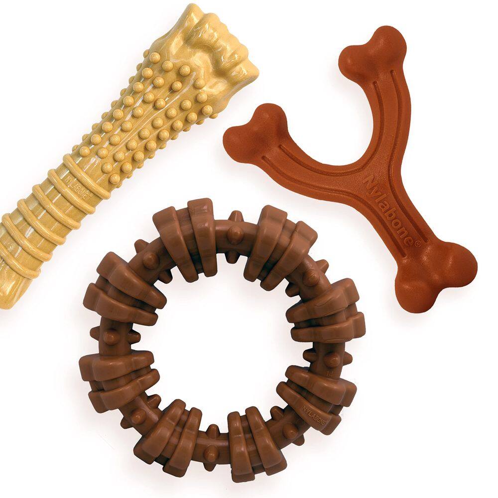 Pacote de brinquedos para cães Nylabone Power Chew, favoritos dos clientes