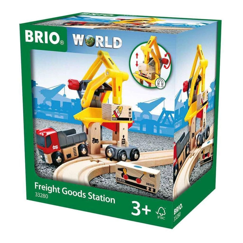 Acessórios para trens de brinquedo Brio World Freight Goods Station