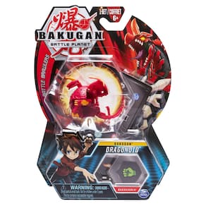 Boneco de ação Bakugan Dragonoid colecionável com acessórios
