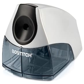 Apontador de lápis elétrico Bostitch Personal com bandeja e interruptor
