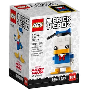 Brinquedo de construção LEGO Brick Headz Donald Duck 40377 90 unidades