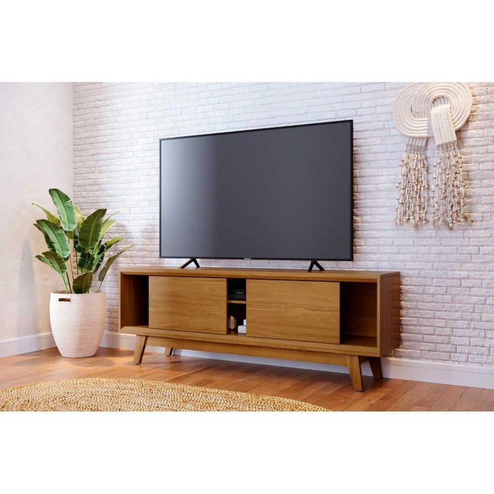 Painel Atlas para TV de até 70 polegadas - Cumaru - Madetec
