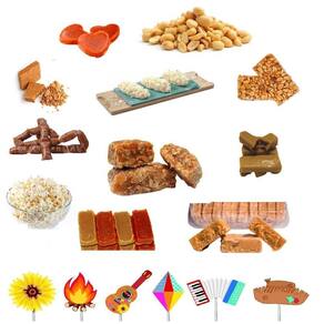 Kit Doces Para Festa Caipira Junina 50Pessoas + Bandeirinhas
