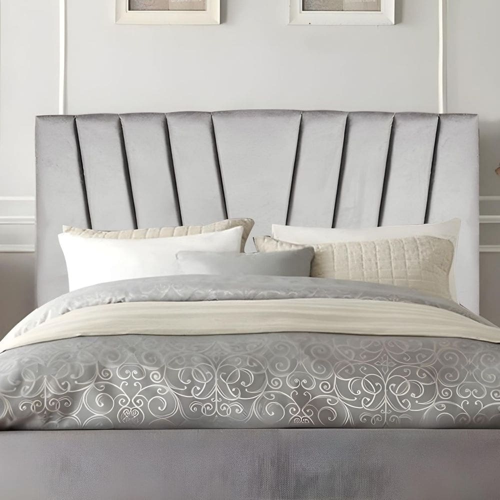 Cabeceira King Cama Box Estofada 195 cm Lile Linho