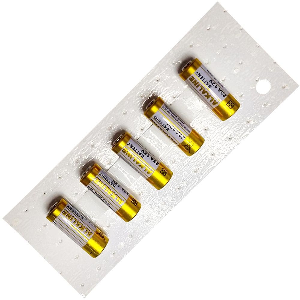 Cartela 5 Baterias A23 12V Alcalina Alkaline Marca Alkaline