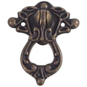 Puxador Colonial Bronze P Móveis Antigos Luiz Xv 8 Un