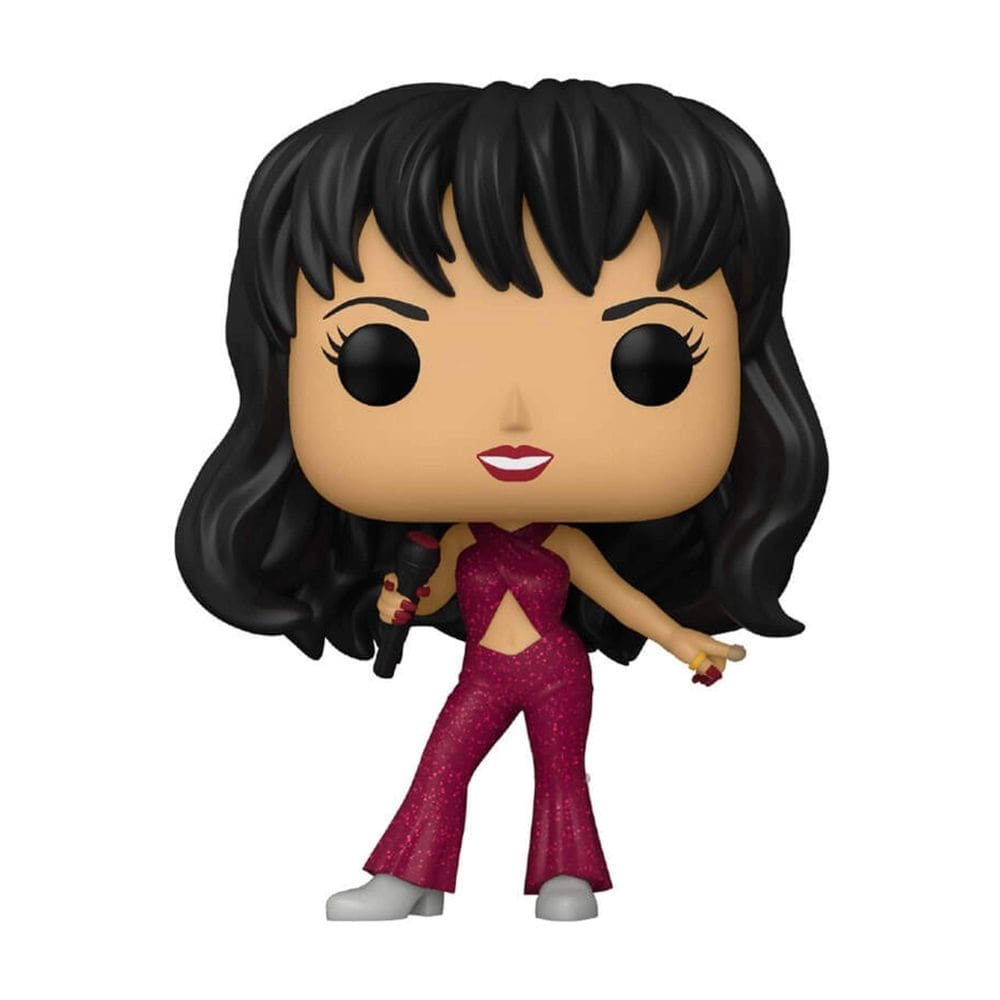 Boneco de brinquedo Funko Pop! Rocks Selena (roupa cor de vinho)