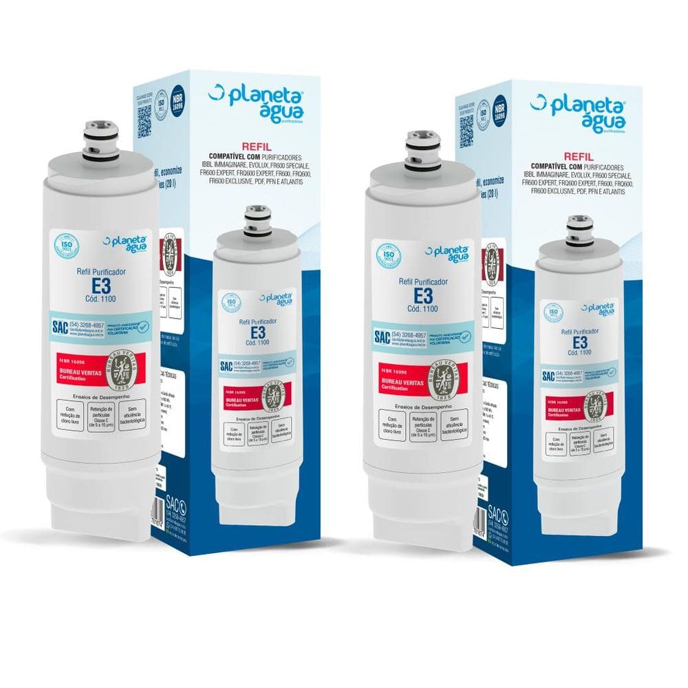 Kit 2 Refil Filtro E3 Ibbl Immaginare FR600 Speciale FR600 E