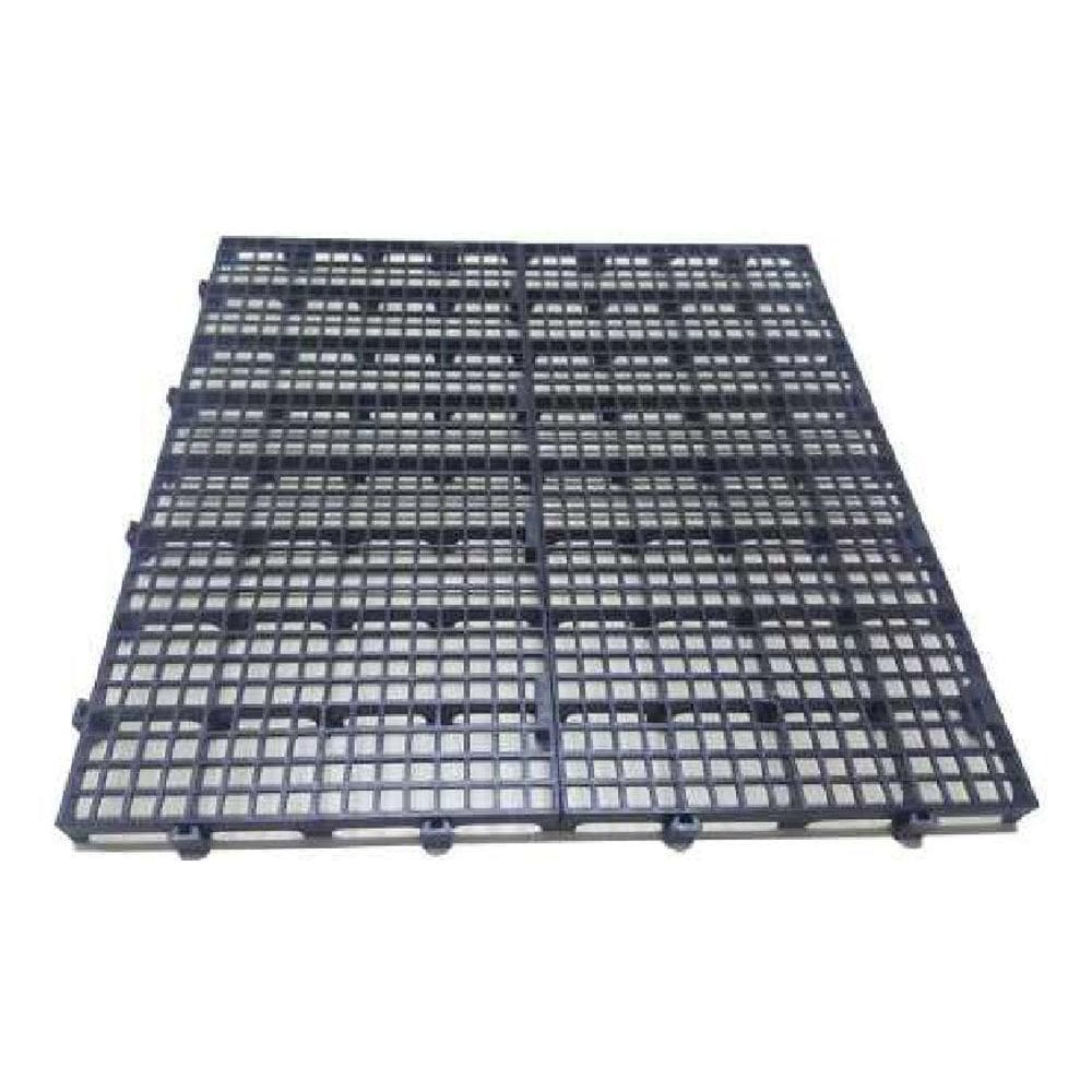 8 Pisos Plástico Preto Estrado 50X25Cm Piso Para Box