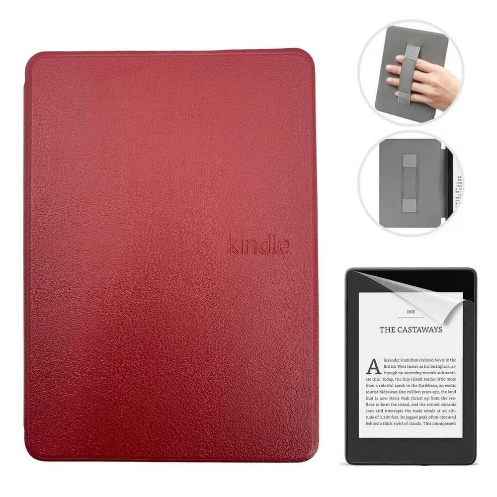 Case Magnética Alça Para Kindle 12 Geração Sa568B +Película