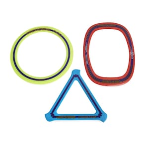 Pacote combinado Toy Aerobie de 3 peças Flying Ring para crianças de 5 anos ou mais