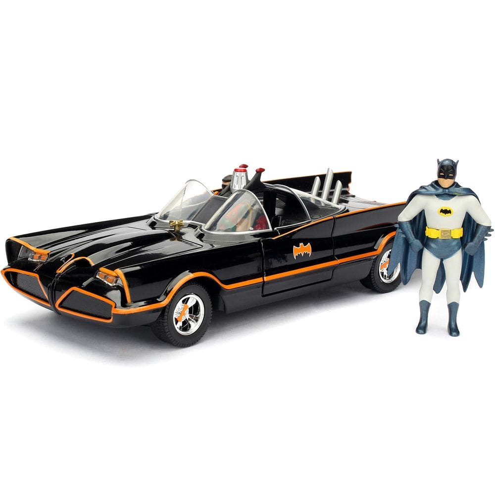 Toy Car Jada Toys 1966 Série de TV clássica Batmobile 1:24