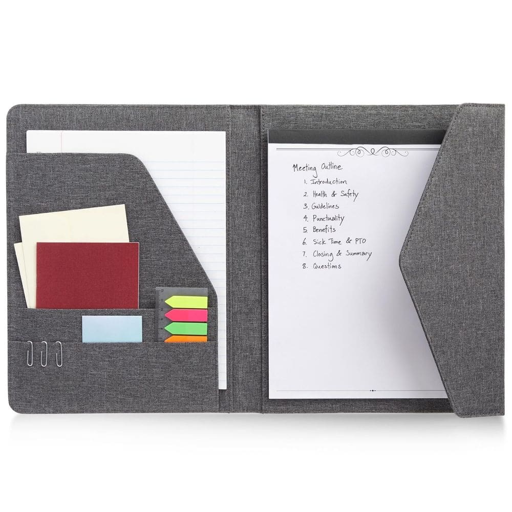Bloco de notas legal Portfolio Paper Junkie Professional Grey
