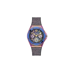 Relógio feminino GUESS, pulseira multicolorida de 40 mm com mostrador múltiplo