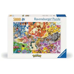 Quebra-cabeça Ravensburger Pokémon 5000 peças para maiores de 12 anos