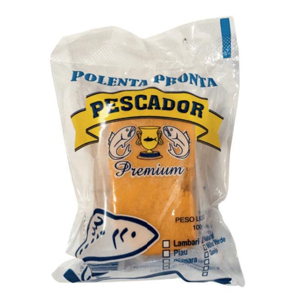 Massa Pesca Polenta Pronta Natural Pescador 100 Gramas