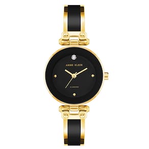 Relógio Anne Klein Bangle para mulheres com mostrador em diamante