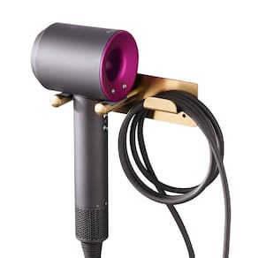 Suporte de secador de cabelo montado na parede BANJEKT Gold para Dyson