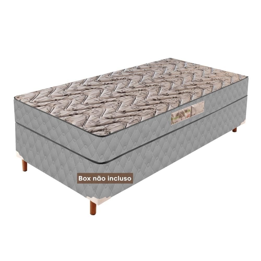 Colchão Solteiro  Duoface Unique D23 16cmx88cmx188cm Paropas By Ecosono Prata