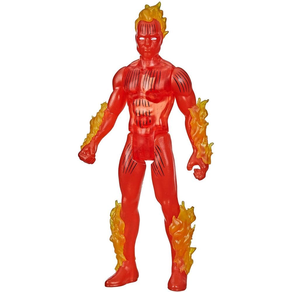 Boneco de ação Marvel Hasbro Legends Series Human Torch 9cm