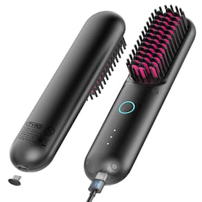 Escova alisadora de cabelo sem fio TYMO PORTA para viagens