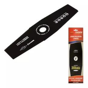 Lâmina P/ Roçadeira 2 Ponta 300x2mm Furo 25,4mm Profissional