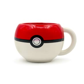 Caneca Pokemon Pokebola Anime Ceramica Cafe 375Ml