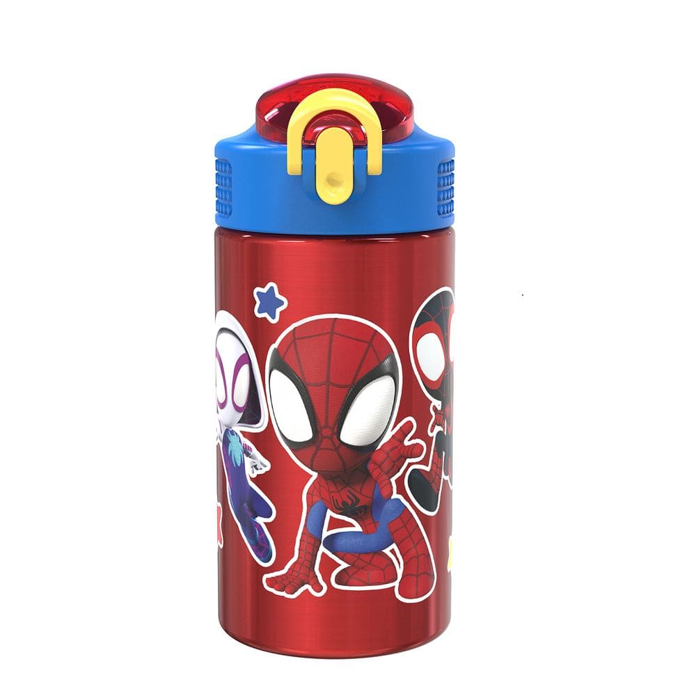 Garrafa de água Zak Designs Marvel Spider-Man 450 ml em aço inoxidável
