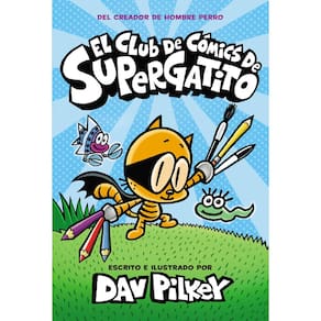 Livro Scholastic El Club de Cómics de Supergatito (Clube de quadrinhos Cat Kid)