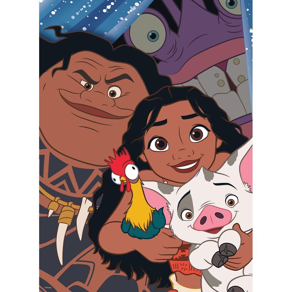 Quebra-cabeça Ceaco, 100º aniversário da Disney, Moana, 200 unidades