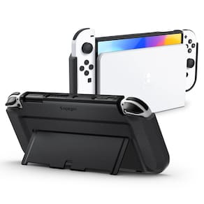 Capa Spigen Thin Fit para Nintendo Switch OLED de 7 polegadas preta