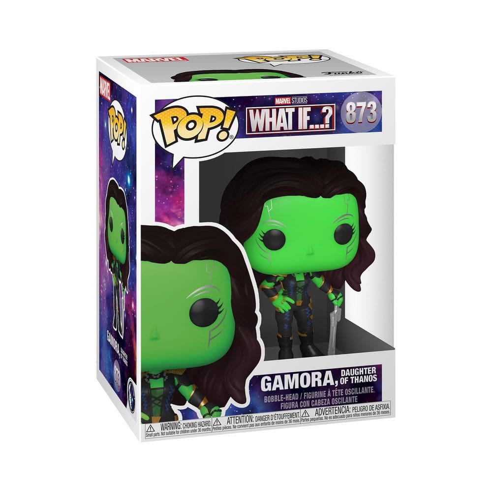 Boneco de ação Funko Pop! Marvel E se? Gamora Filha de Thanos