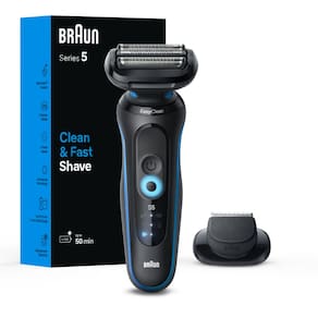 Barbeador elétrico Braun Series 5 5118s para homens molhados e secos