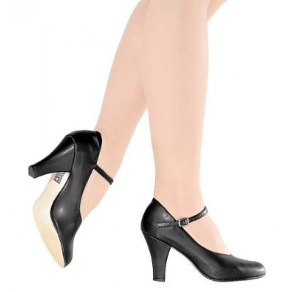 Sapato de Dança De Salão Feminino Só Dança Napa Salto 7cm Preto