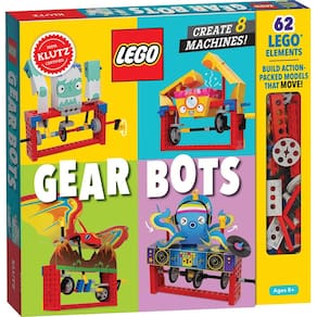 Kit de atividades científicas Klutz Lego Gear Bots de 8 a 12 anos