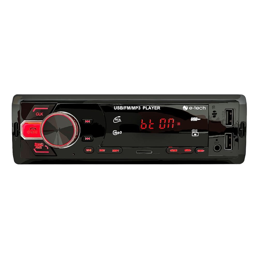 Som automotivo Radio FM mp3 SD 2 entrada USB Aparelho Auto Radio