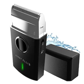 Barbeador elétrico Perry Ellis Travel para homens USB recarregável