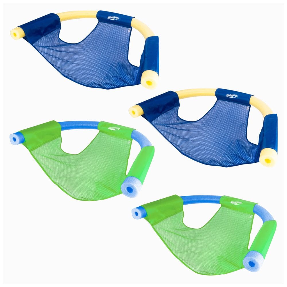 Cadeira de piscina flutuante Noodle Slings Swimways (pacote com 4)