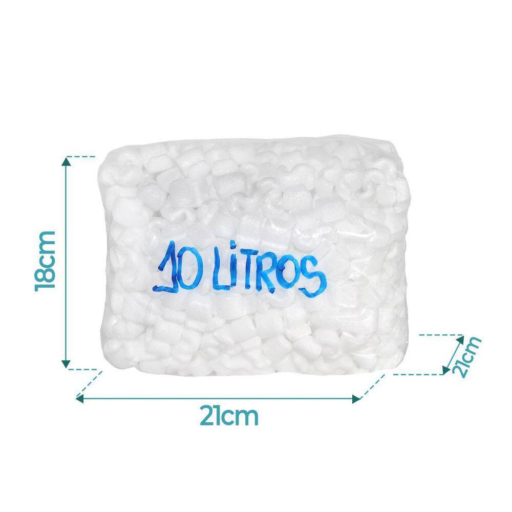 Isopor EPS S-PACK Preenchimento Caixa Embalagem 10 Litros
