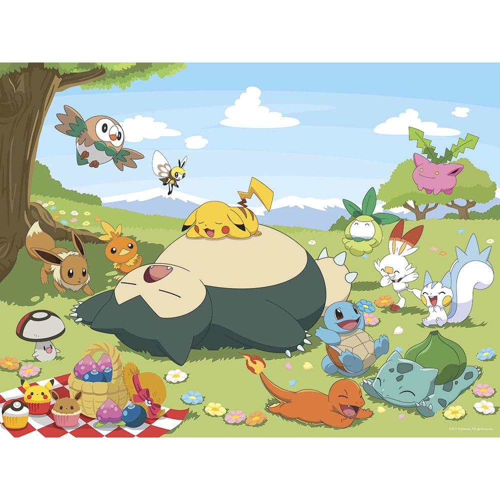 Quebra-cabeça Buffalo Games Pokémon Picnic 400 peças
