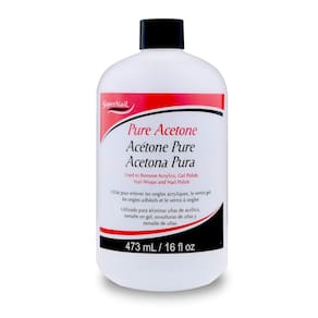 Removedor de esmalte Super Nail Pure Acetone 473ml