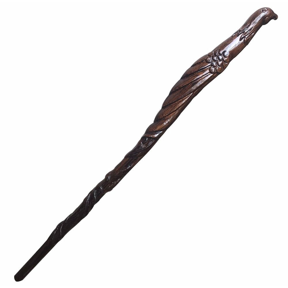 Wizard Wand esculpido à mão em madeira Handicraftviet 38cm